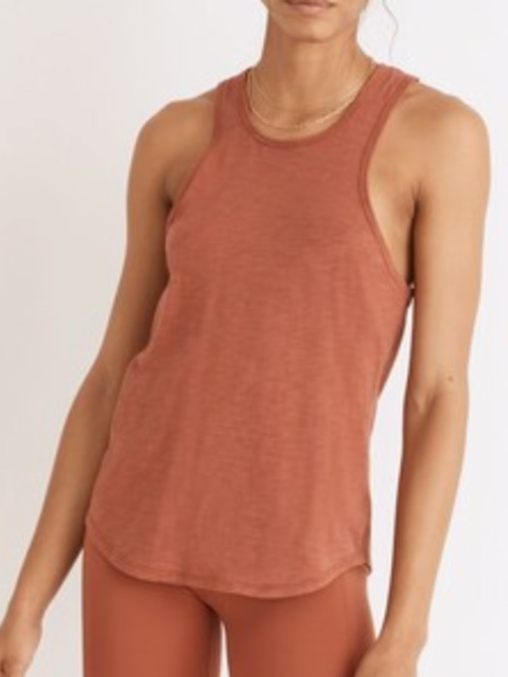 Madewell MWL Long Racerback Tank Top size S